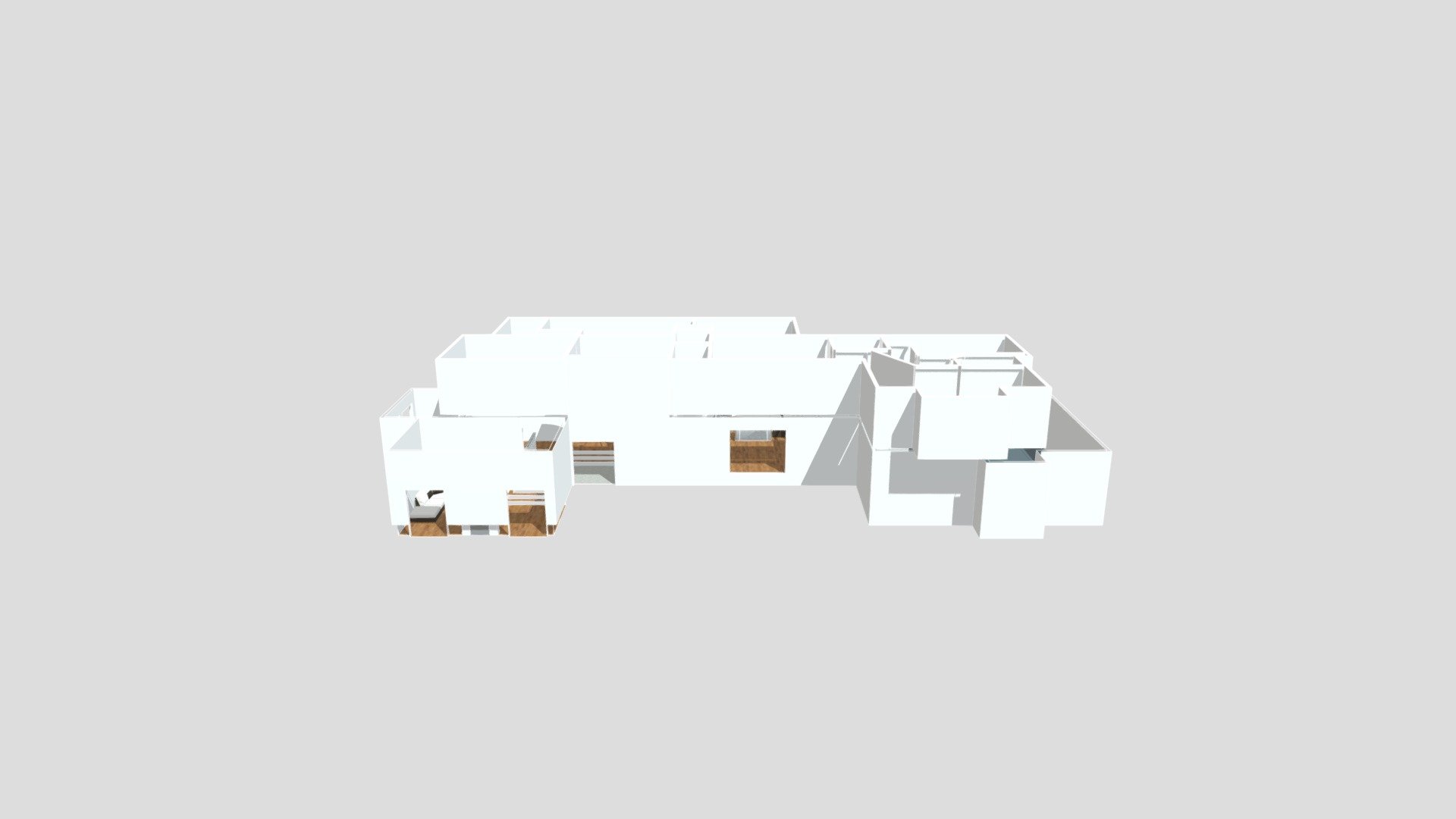 Opt D - open dining, stair storage