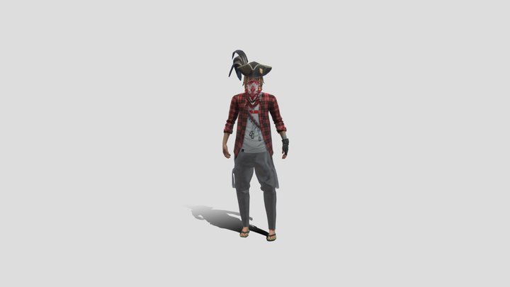 FREE FIRE CHARACTER #1 3D Model