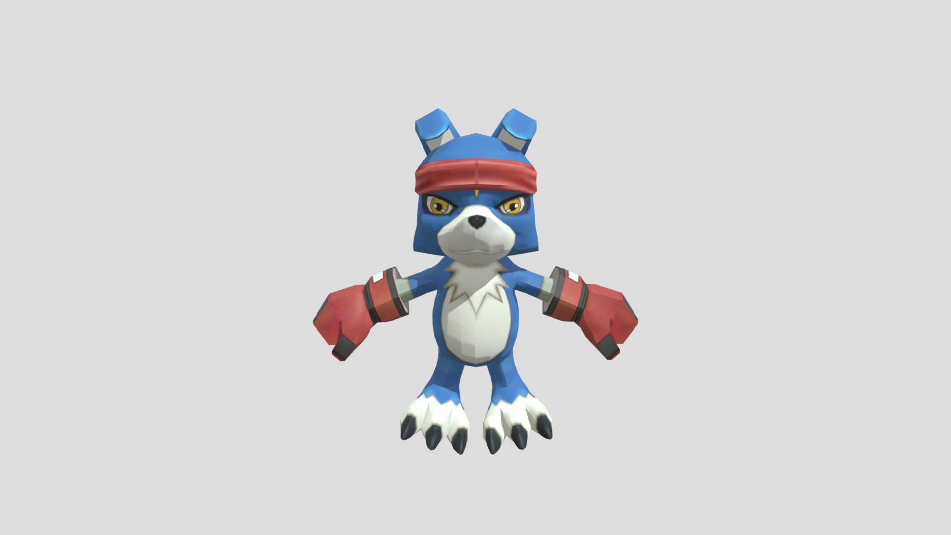 Digimon Masters free VR / AR / low-poly 3D model