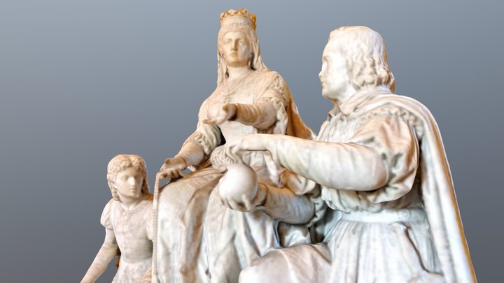 Columbus’ Last Appeal to Queen Isabella 3D Model