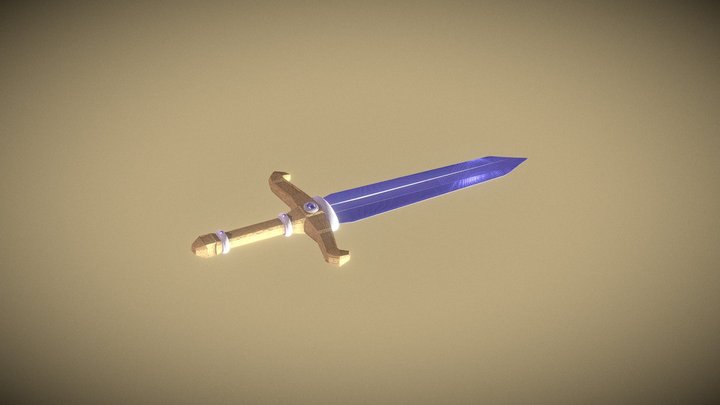 Amathyst Blade 3D Model