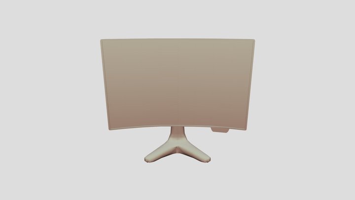 Monitor 3D Model