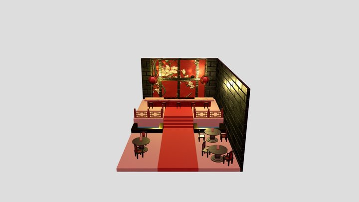 Bar_scene_final 3D Model