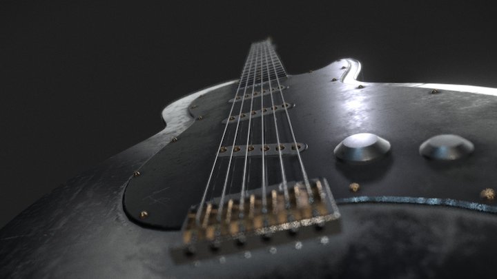 Guitar_Electric 3D Model
