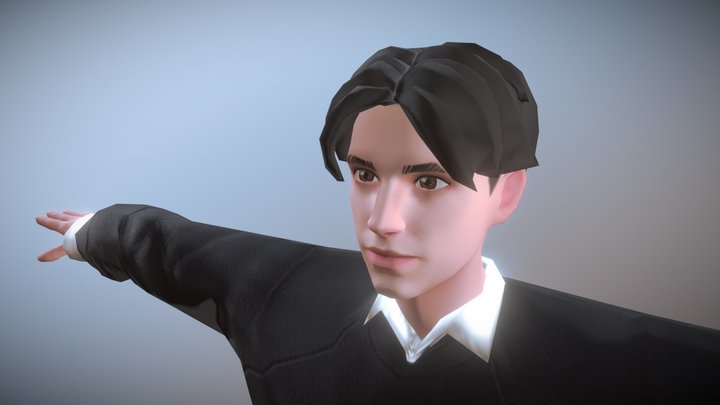 Guy ReadyPlayerMe Avatar 3D Model