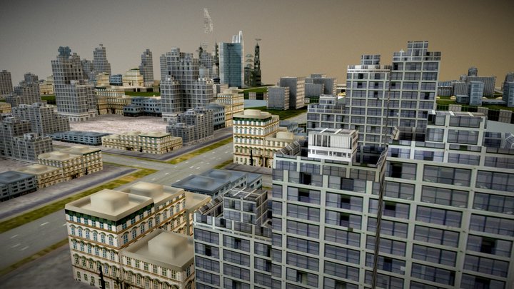 City map free – Free 3D Model STL
