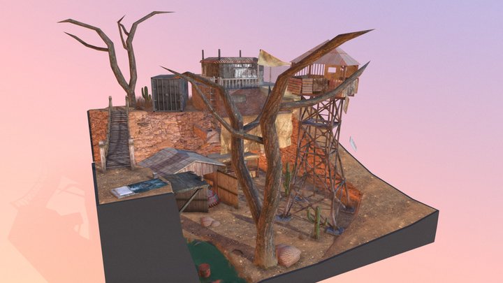 DAE Diorama - Rustborn 3D Model