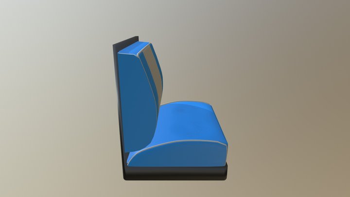 Diner Seat 3D Model