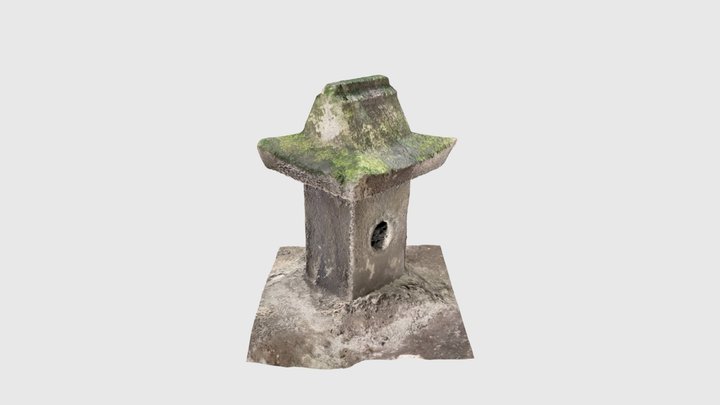 照國神社境内石塔群80 3D Model