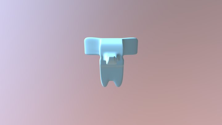 Blue Elephant 3D Model
