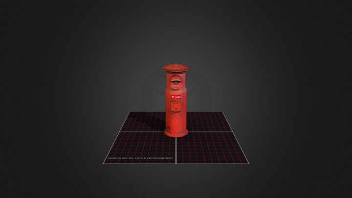 Tokyo Mailbox 3D Model