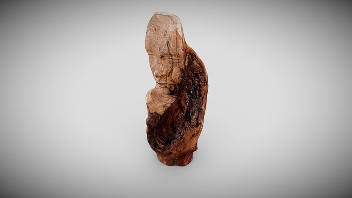 Wooden Sculpture (photogrammetry) 3D Model