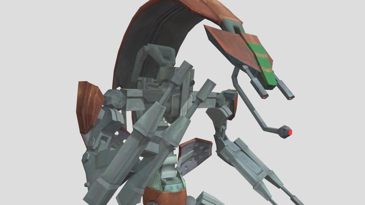 Droideka dancing in Clone Wars style! 3D Model