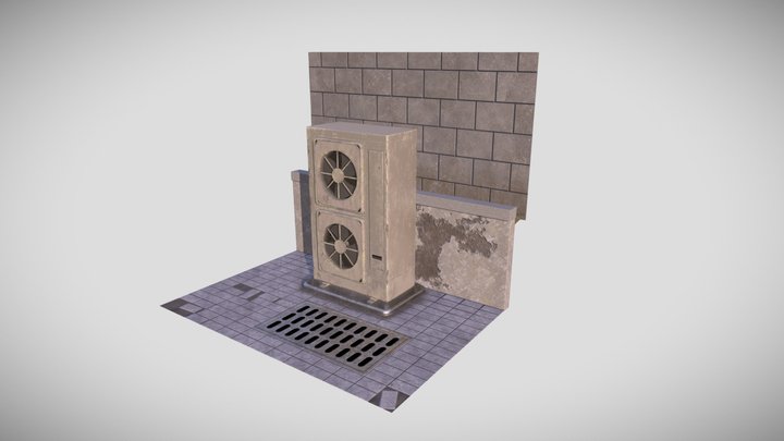 Conditioner external unit 3D Model