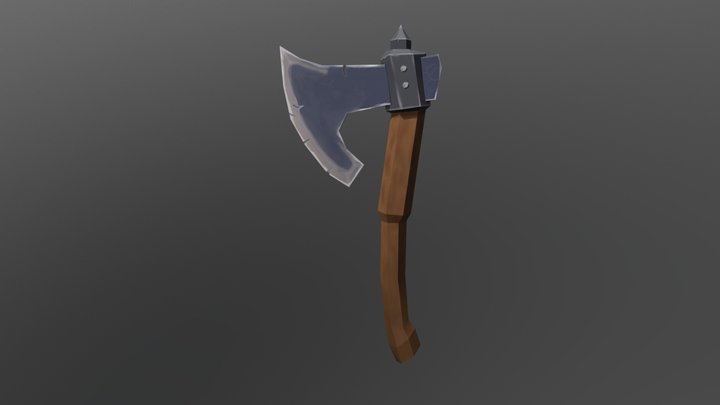 Texture Painting an Ax 3D Model