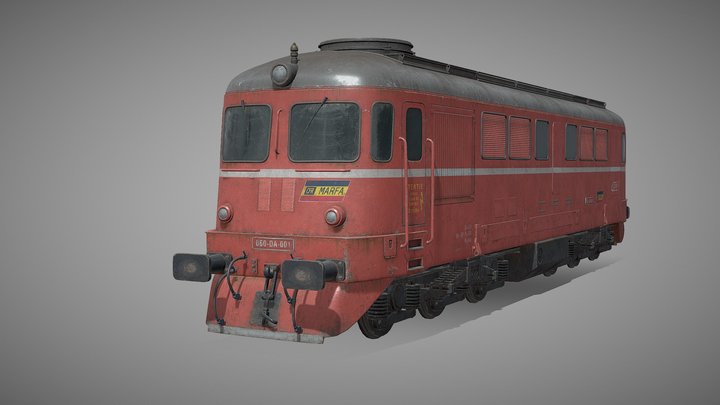 Diesel Locomotive 060-DA 3D Model