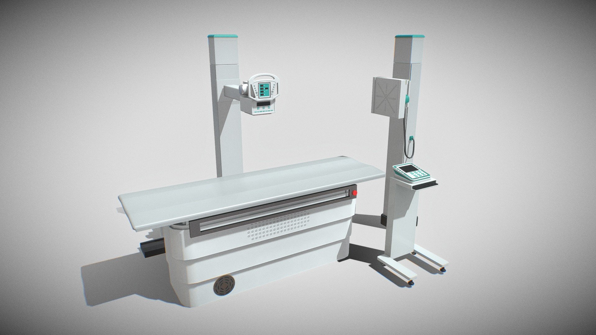 X-ray machine — Sketchfab embed 3D viewer