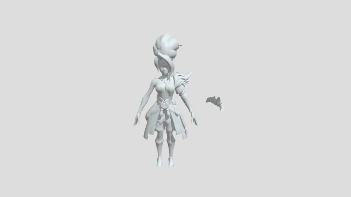 Yasuo_female_spirit blossom 3D Model