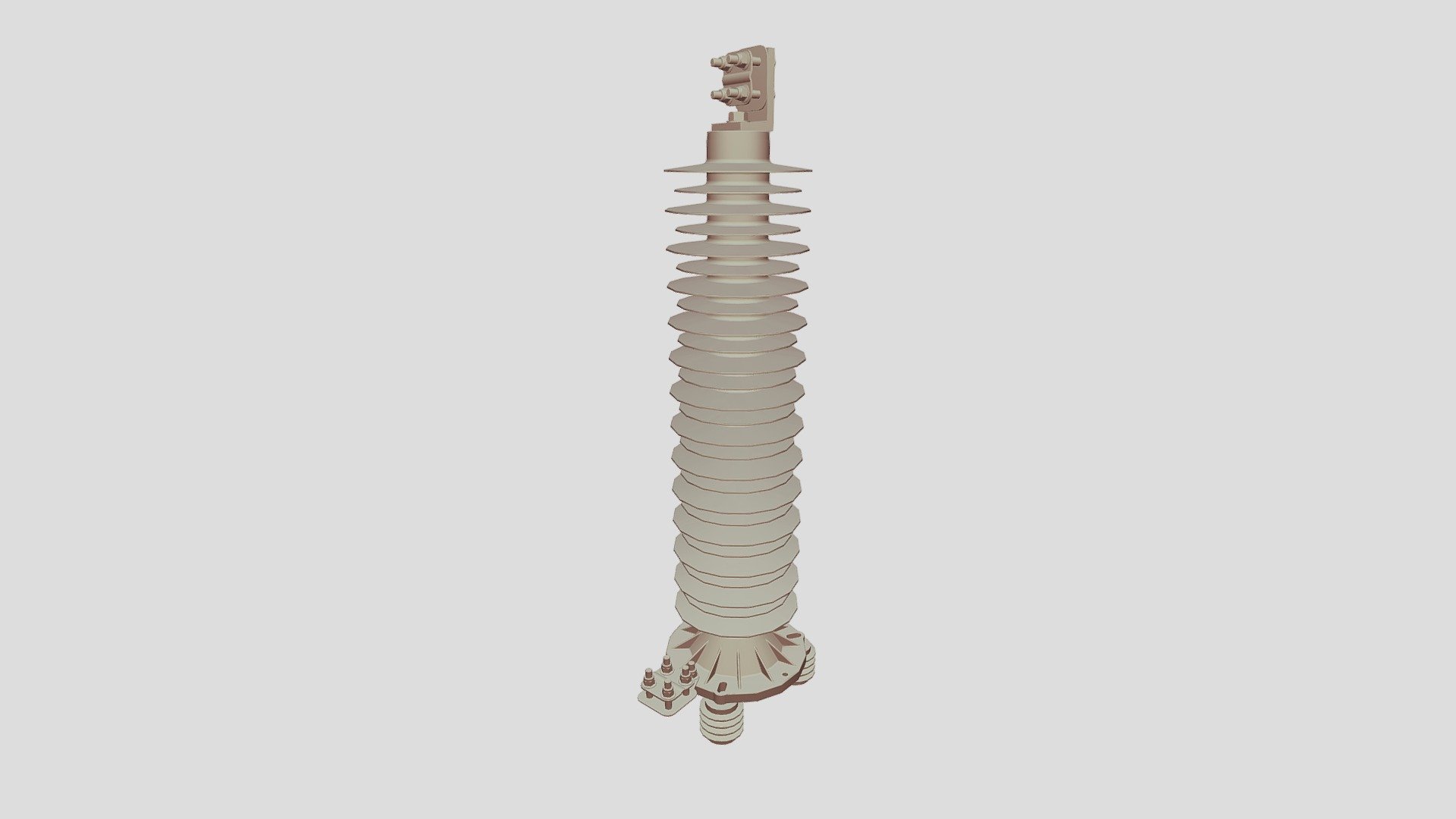 Surge arrester 3D - 3D model by blazso [00cc6b7] - Sketchfab