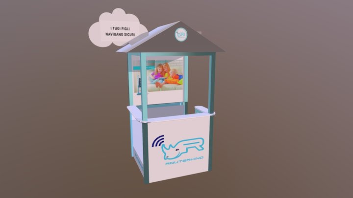 ROUTERINO STAND 3D Model
