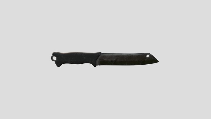 Bush Knife 3D Model