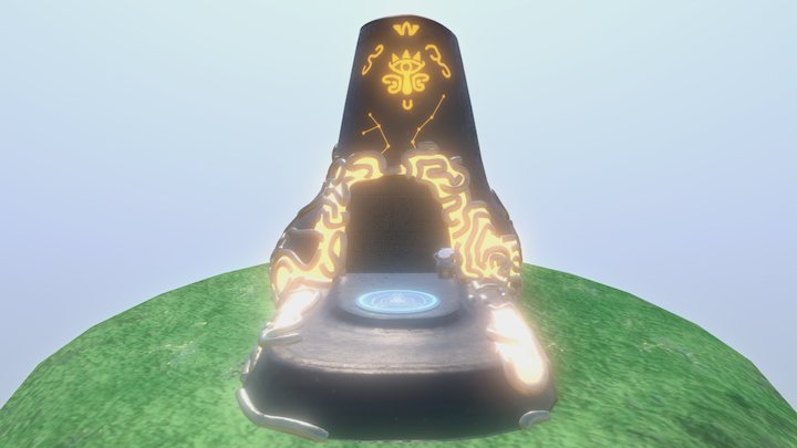 Zelda Shrine 3D Model