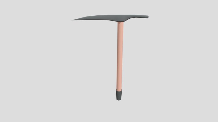 pickaxe iron 3D Model
