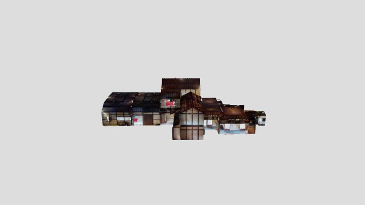 重要文  化財　旧杉山家住宅　主屋 3D Model