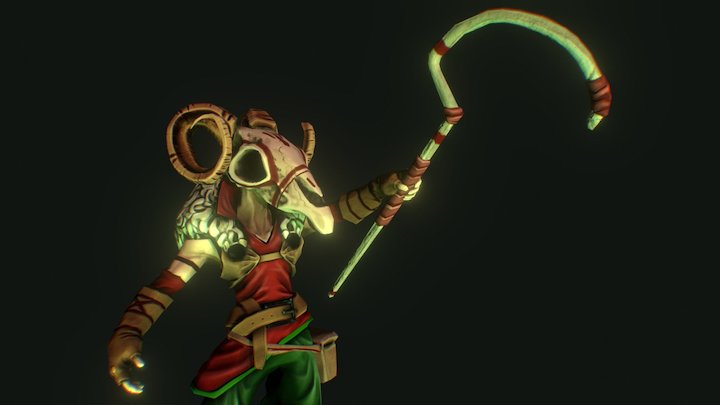 "Don't be afraid, my sheep" 3D Model