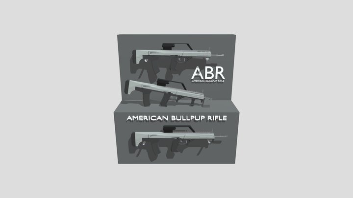 ABR Rifle Display 3D Model
