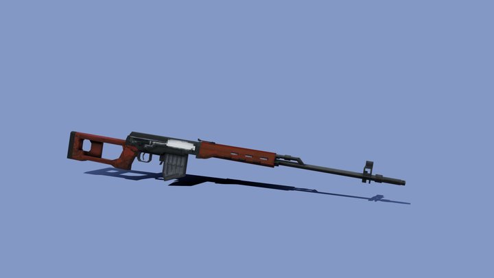 SVD Dragunov 3D Model