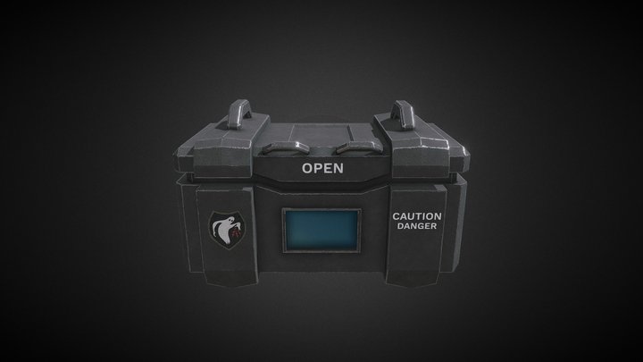 6 Underground fanmade weapons crate/lootbox 3D Model