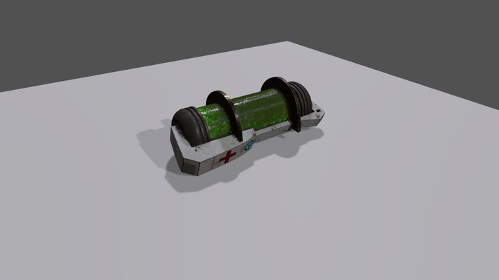 Half-Life 2 Health Vial 3D Model