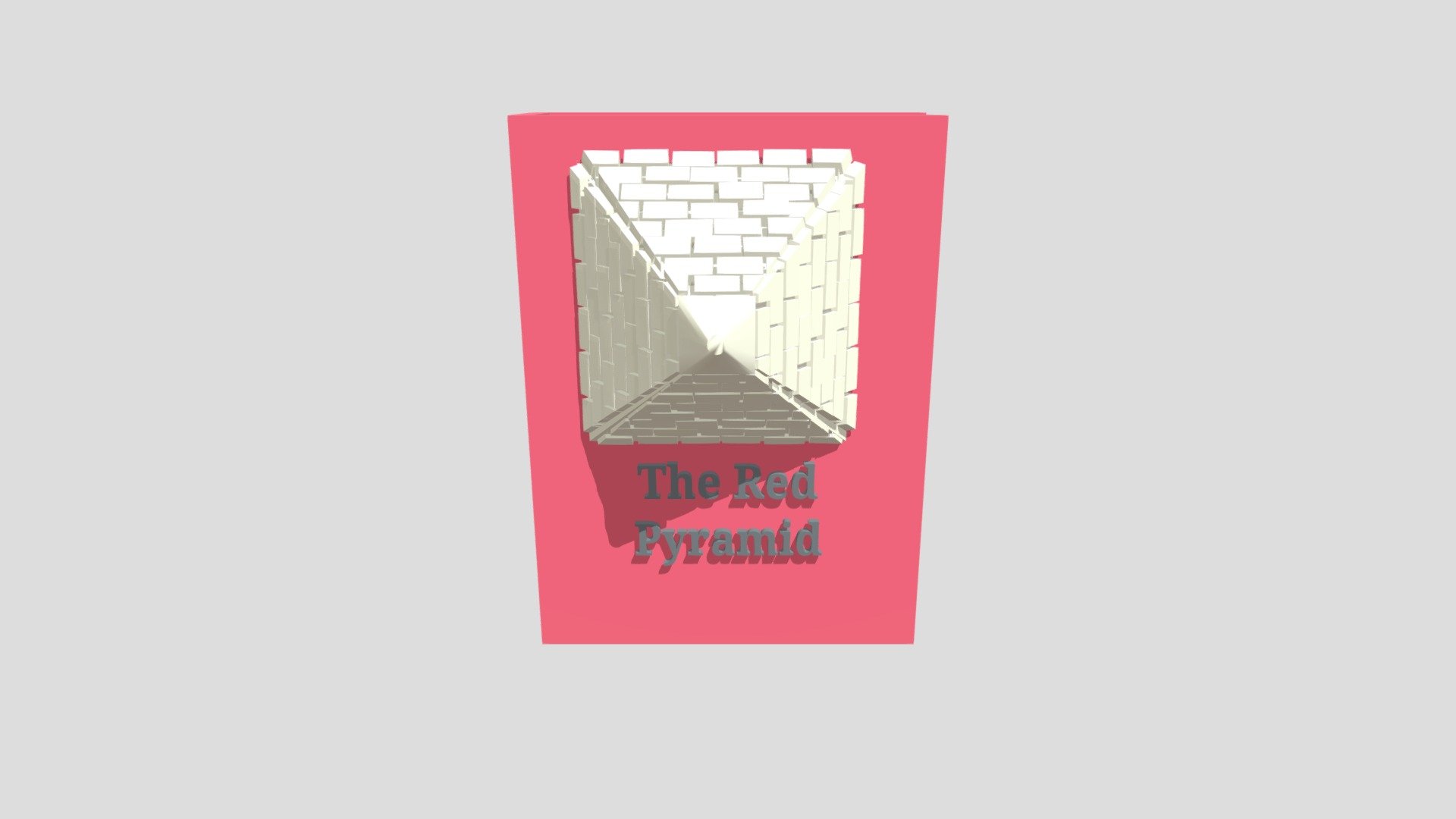 The Red Pyramd Book - 3D model by hortonn [00d1bdb] - Sketchfab