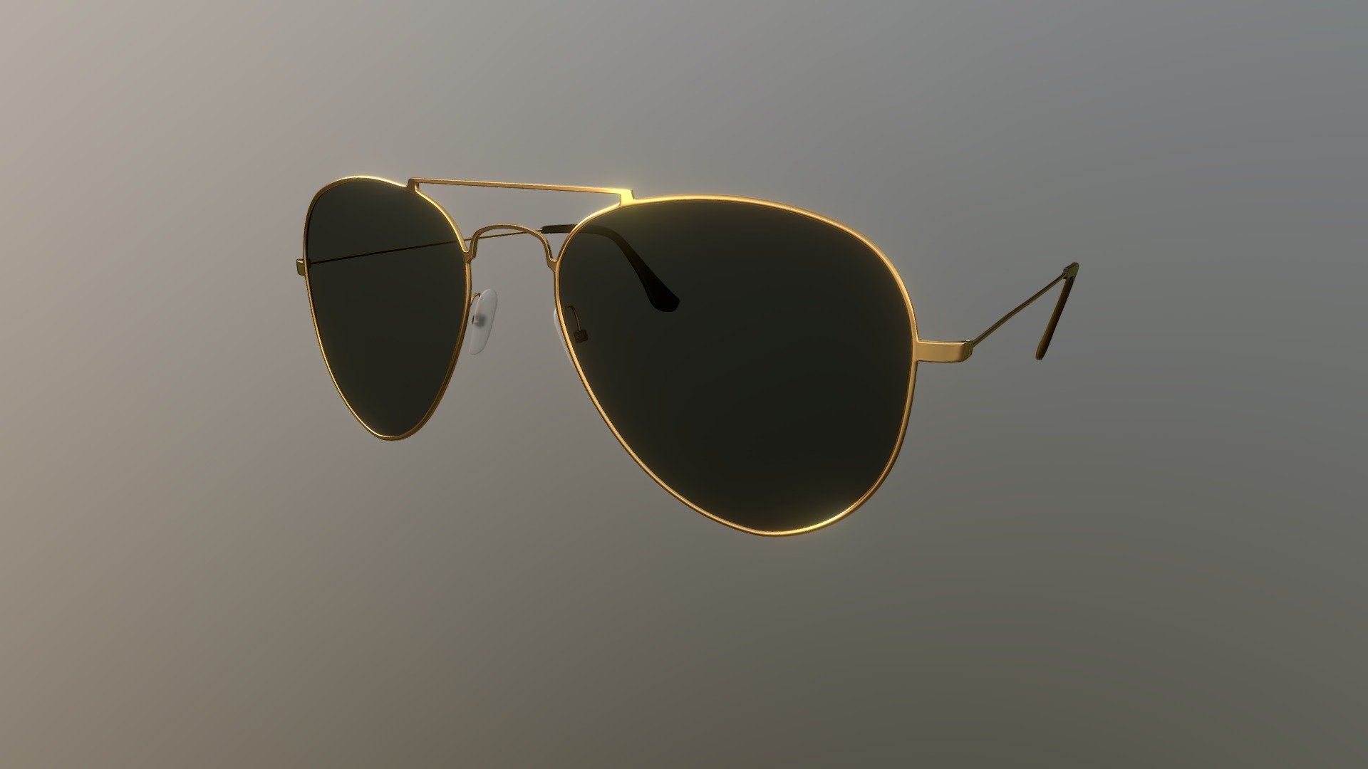 Aviator sunglasses Download Free 3D model by Kimppo [00d1cb5] Sketchfab