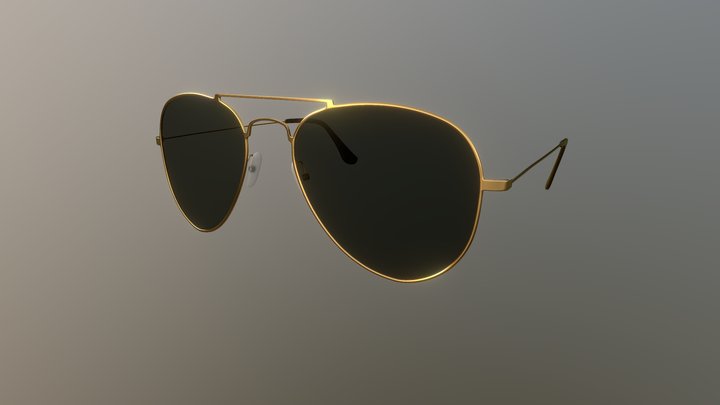 Aviator sunglasses 3D Model