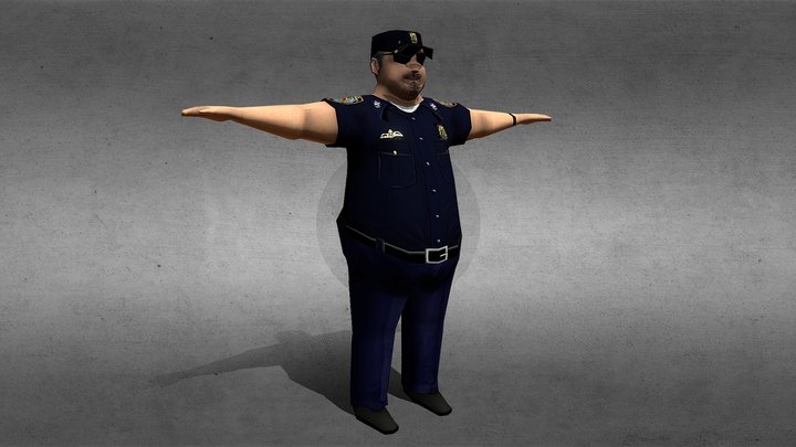 Policeman 3D Model