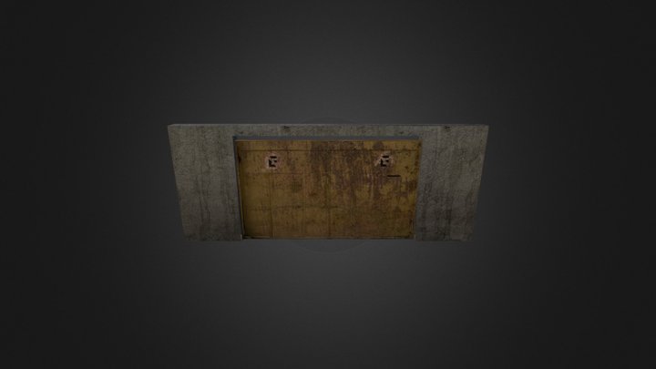 Metal Gate 3D Model