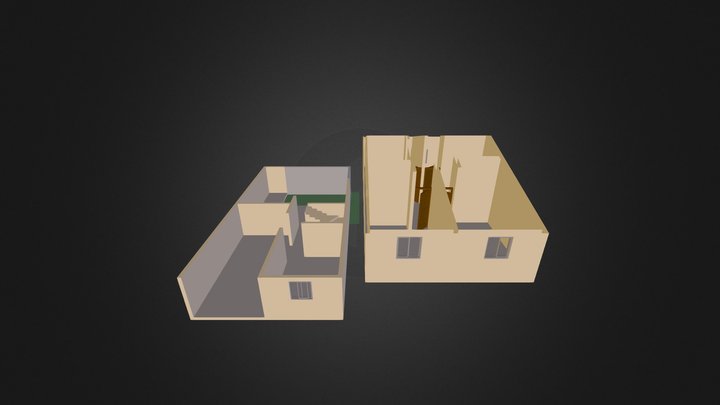 casa 2 pisos 3D Model