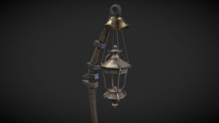 Bloodborne Lamp 3D Model