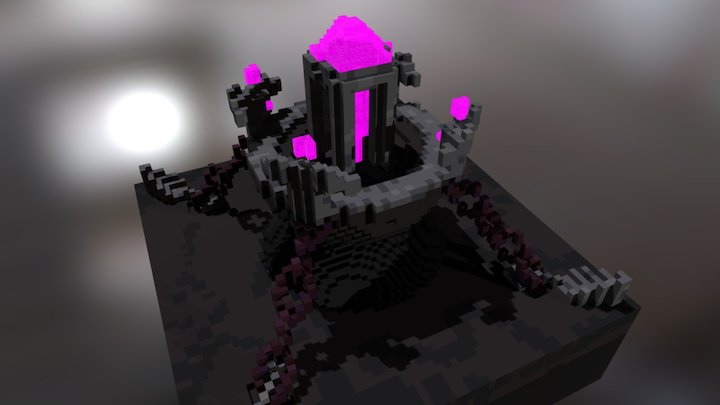 Floating dark shard 3D Model