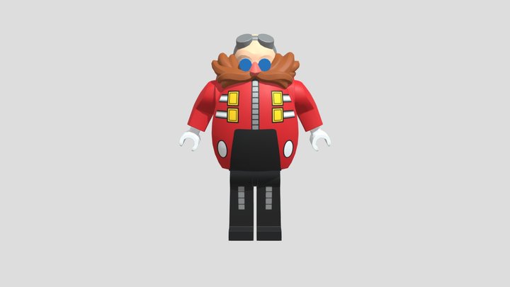 Dr. Eggman (Lego) 3D Model