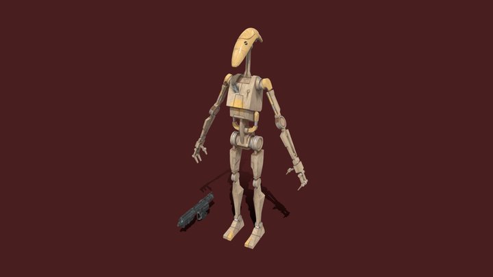 Battle Droid A-pose