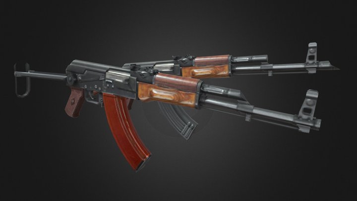 AK Mutt gun 3D Model