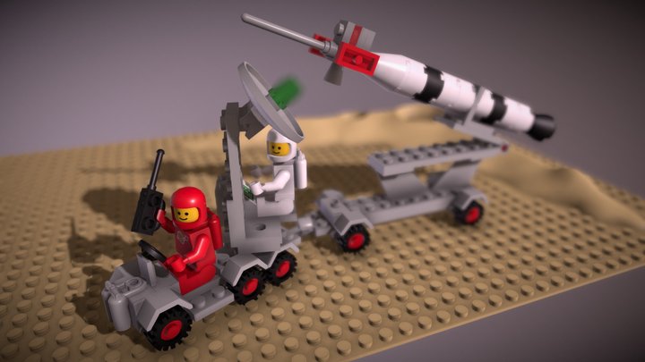 LEGO Classic Space Rocket Launcher 897 Download Free 3D model by HansWurschd 00d73e9 Sketchfab