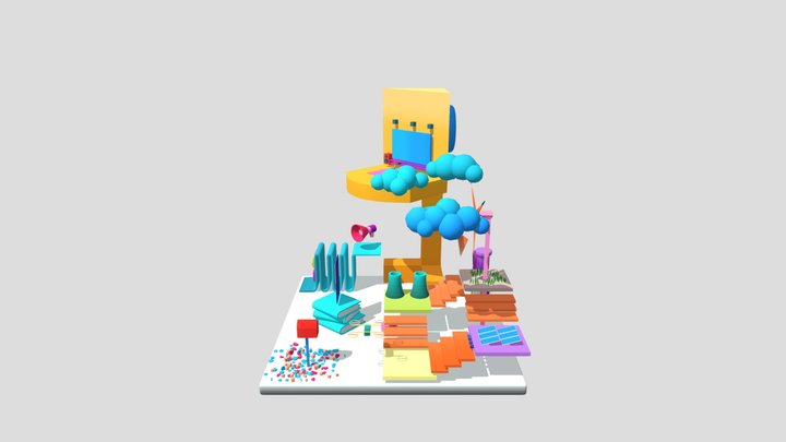 STAND 02 3D Model