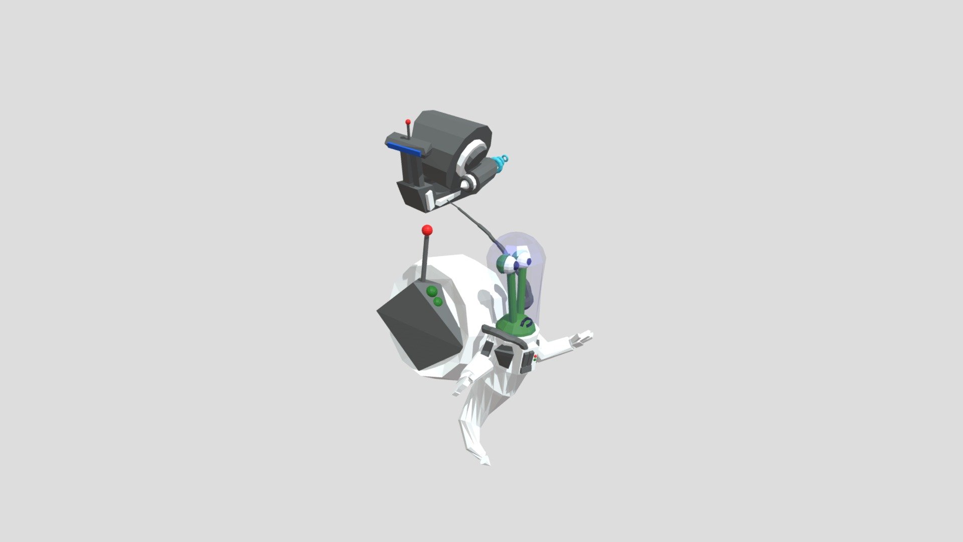 Space Snail by Google Poly