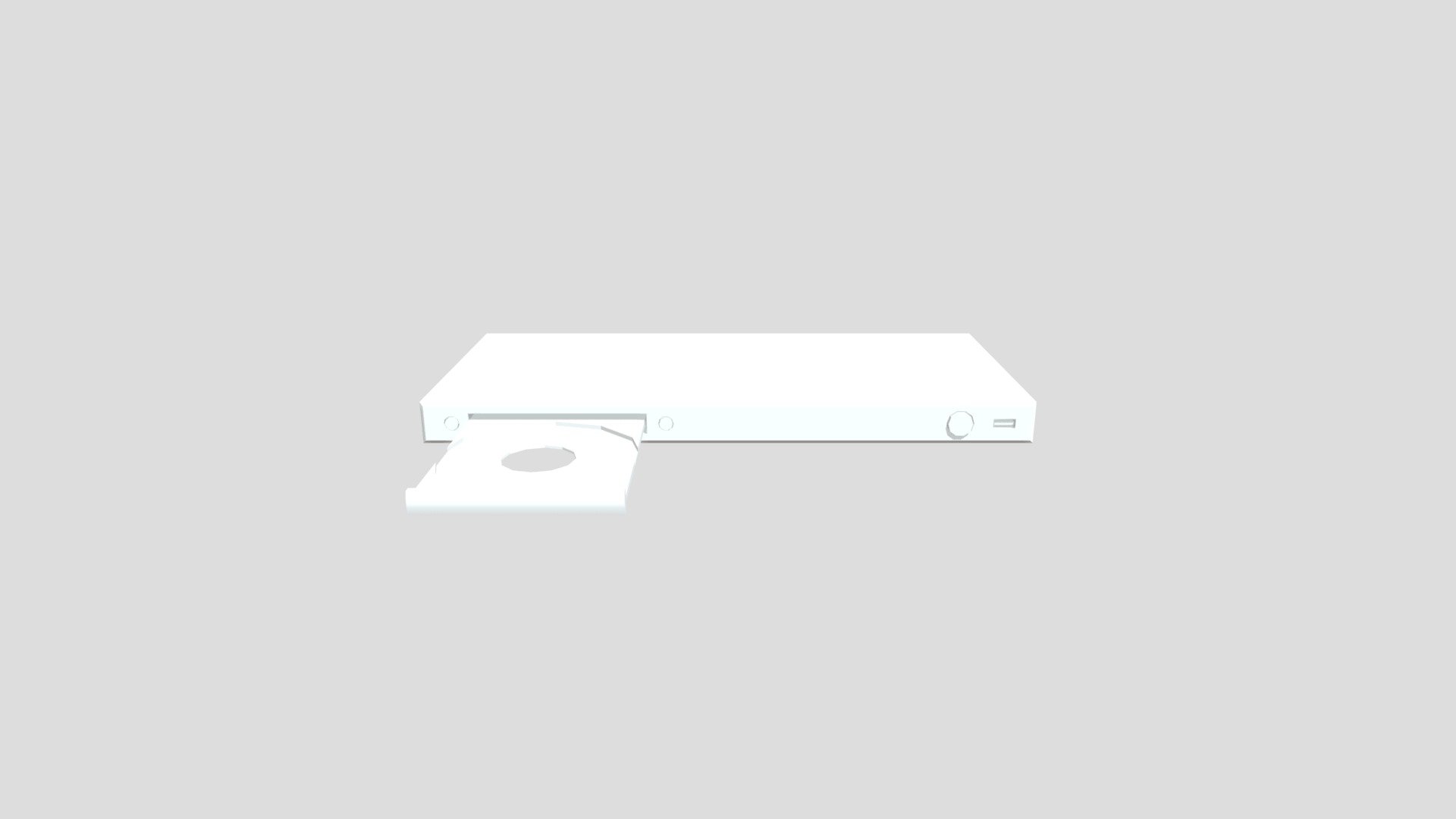 Dvd player from Poly by Google Download Free 3D model by IronEqual