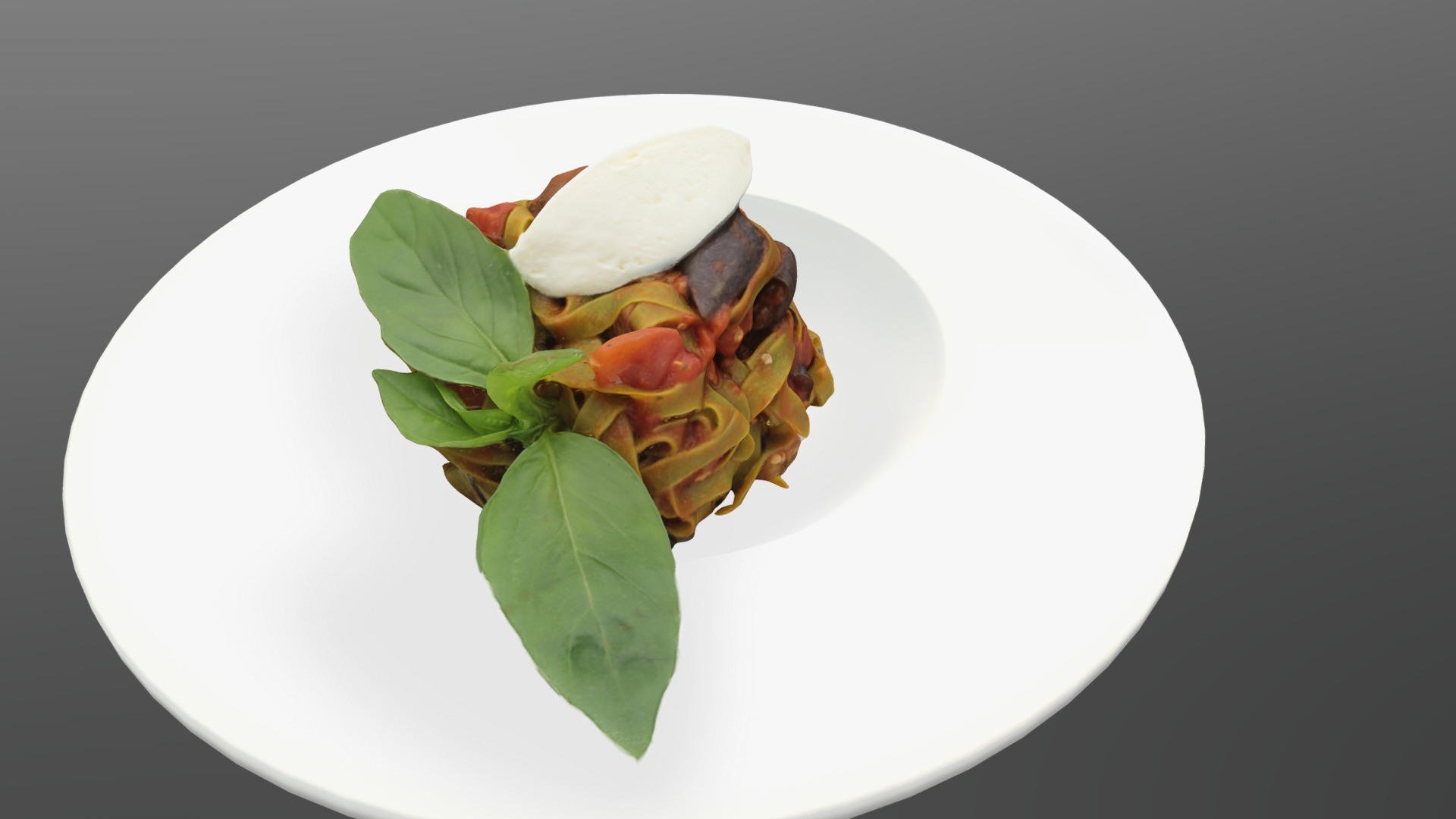 3D model 8Olimp - This is a 3D model of the 8Olimp. The 3D model is about a plate with food on it.