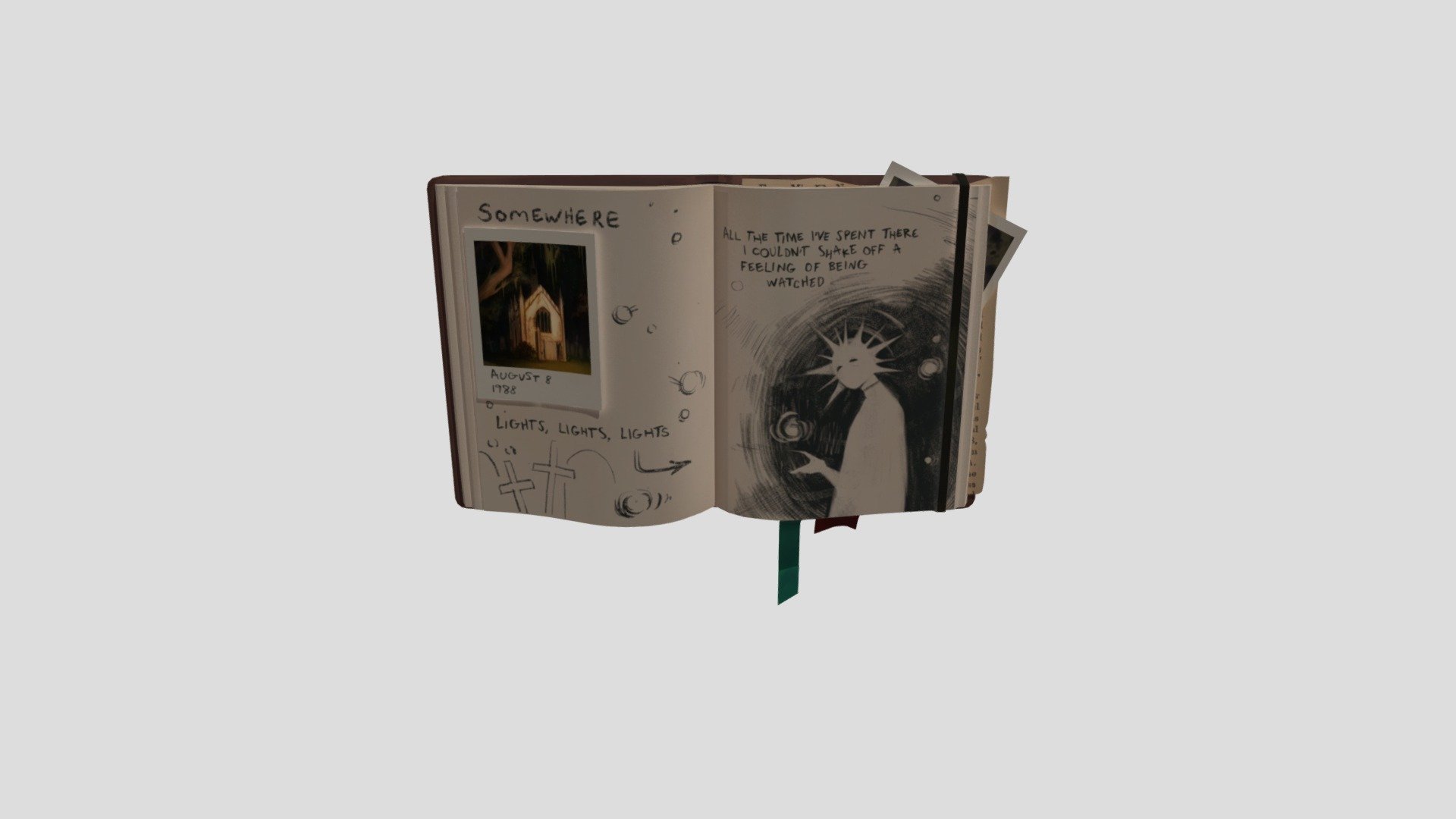 Notebook - 3D model by alonealienally [00dc9f8] - Sketchfab